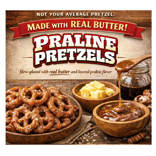 PAPPY'S "PRALINE" KILLER PRETZELS - 4 OZ BAG - Image 2