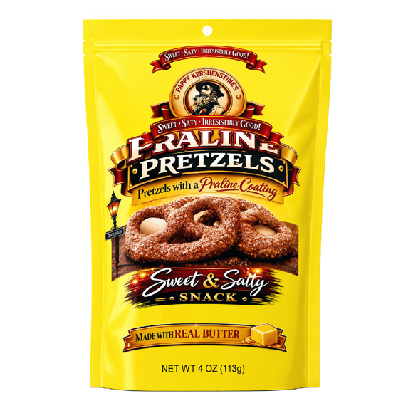 PAPPY'S "PRALINE" KILLER PRETZELS - 4 OZ BAG
