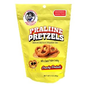 PAPPY'S "PRALINE" KILLER PRETZELS - 3 OZ BAG