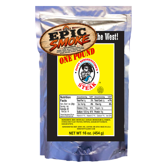 EPIC SMOKE - STEAK IN A BAG -1 LB ZIPLOCK BAG