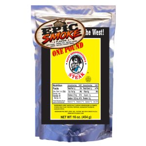 EPIC SMOKE - STEAK IN A BAG -1 LB ZIPLOCK BAG