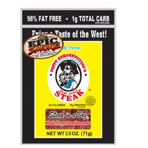 EPIC SMOKE - STEAK IN A BAG -2.5 OZ ZIPLOC BAG